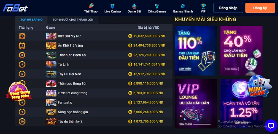 Cơ hội chiến thắng cao tại xx888 slot